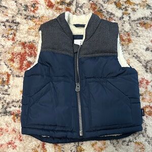 Sherpa Lined Puffer Vest